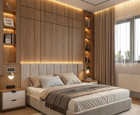 Mang sự ấm áp vào nhà: Nghệ thuật sử dụng chất liệu Nỉ, Nhung và Gỗ cho mùa Đông không lạnh.