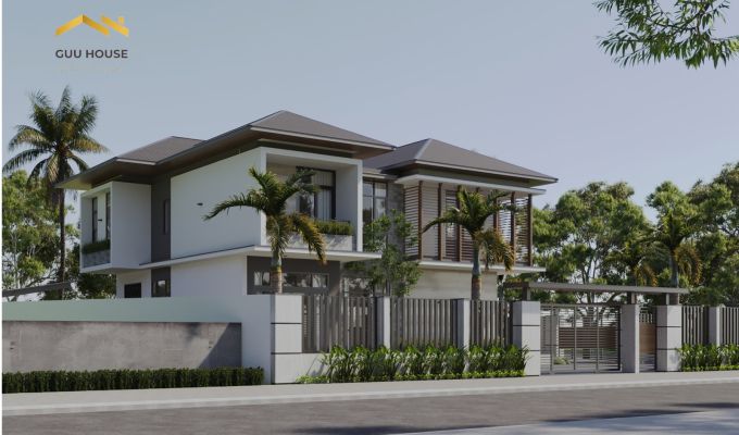THIẾT KẾ BIỆT THỰ BÌNH LONG - BÌNH PHƯỚC | GUU HOUSE
